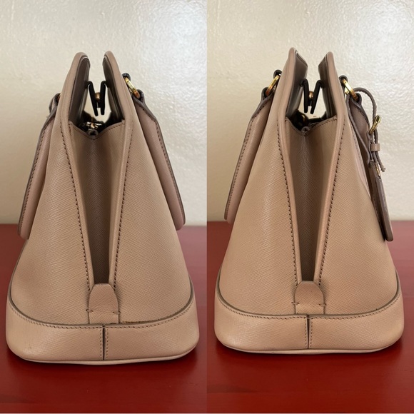 Prada Promenade Leather Saffiano Handbag - Picture 4 of 15